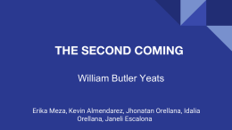 The Second Coming by Yeats