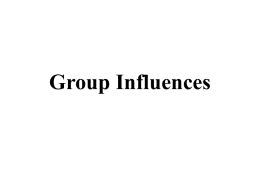 group influences.ppt