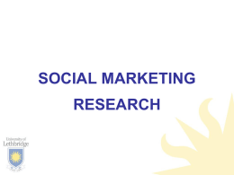 Week 4 - Social Marketing Research.ppt