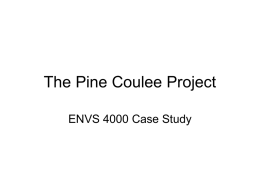 The Pine Coulee Project.ppt