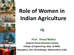 Role of Women in Indian agriculture mail copy.ppt
