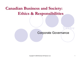 13 Corporate Governance Chp 12 (Mar 17).ppt