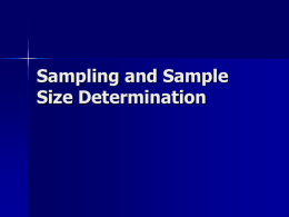 Sampling and Sample Size Determination.ppt