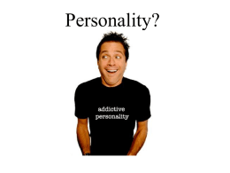 personality and lifestyles.ppt