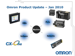 Omron PLC Overview shortened.ppt