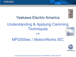 MP2000iec Presentation - Camming Webinar.ppt