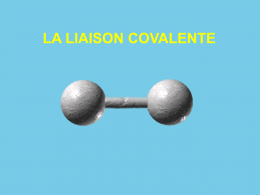 Liaisons covalentes