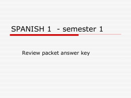 Review Packet answer key