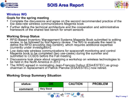 SOIS WWG CESG reports-May11