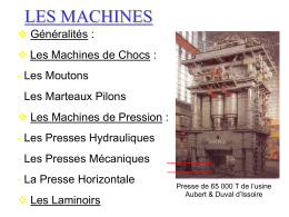 Diaporama "Machines de forge"