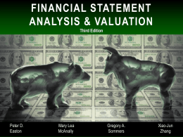 Module 11 &ndash; Forecasting Financial Statements
