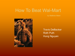 How to Beat Walmart Presentation.ppt