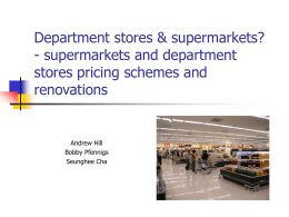 Department stores & supermarkets.ppt
