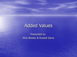 Added Values CH5.ppt