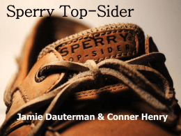 Sperry Top-Sider.ppt