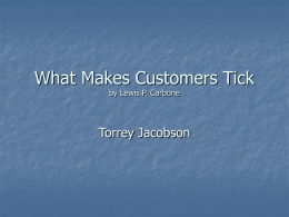 What Makes Customers Tick.ppt