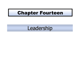 Chapter 14 Leadership.ppt