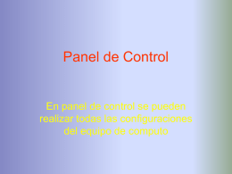 Panel de Control.ppt