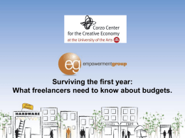 What freelancers need to know about budgets presentation.ppt