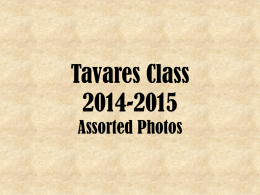 Tavares Class Photos 2014-2015