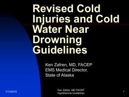 Cold Injuries