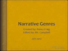 narrative genres2