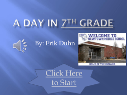 A Day in 7th Grade by Erik Duhn