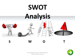 SWOT Analysis PPT
