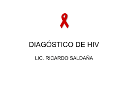 PRUEBAS DE DETECCION DE HIV.ppt