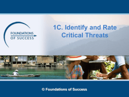 PPT English - FOS Step 1C Threat Ranking
