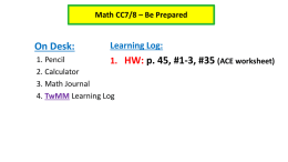 TwMM 2.1 Modeling Linear Data Patterns.pptx