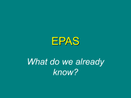 ACT EPAS Presentation
