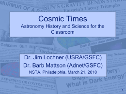 Cosmic Times: Astronomy History and Science for the Classroom