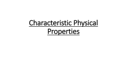 5. Characteristic Physical Properties and Density.pptx