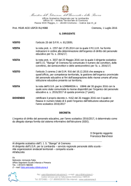 Decreto di rettifica Organico pers.educativo 01/07/2016, prot.4988