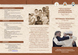 Leggi il programma completo - Arcidiocesi di Reggio Calabria