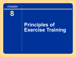 Chapter 8: Training Principles (ppt)