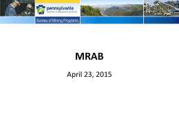 Bill Allen Presentation (MRAB Meeting - April 23 2015).ppt