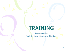 materi training