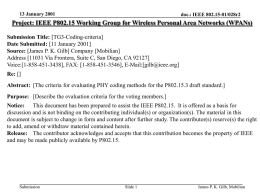 01028r2P802-15_TG3-Coding-criteria.ppt