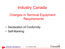 20020314-002Industry Canada DoC-efrain.ppt
