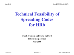 00738SG-HRb-Spreading-Codes.ppt