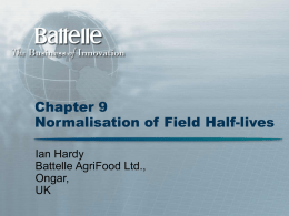 1.7 Normalization of Field Half-Lives.ppt