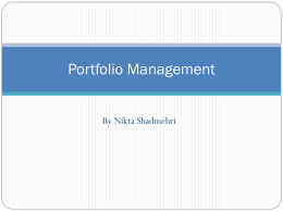 مدیریت سبد پروژه ها (Portfolio Management)
