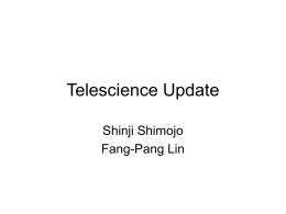 telescience-wg-update.ppt