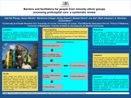 College of Social Science BME Systematic Review Poster 2 July 2015