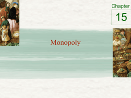 micro ch 15 monopoly