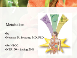 NSCC NTR150 Ch07A Metabolism