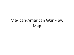 mexican-american war flow map