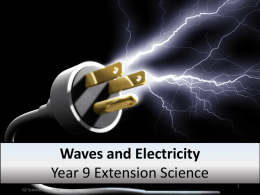 waves and electricity 9scx